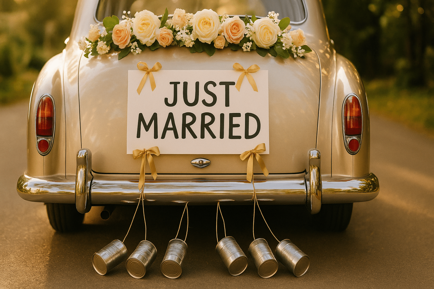 Hochzeitsauto im Straßenverkehr: Diese Regeln müssen Brautpaare kennen – sonst wird’s teuer!