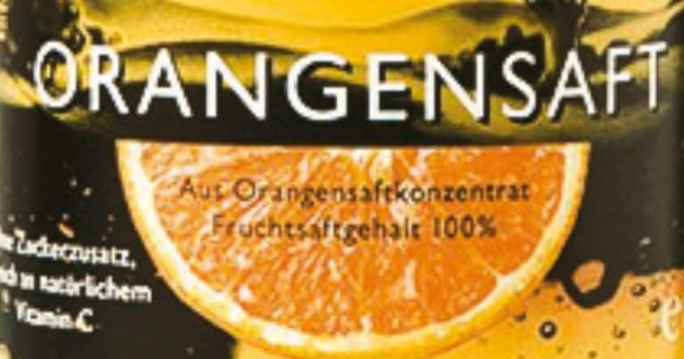Rückruf: Glassplitter in Lausitzer Orangensaft – Verletzungsgefahr!