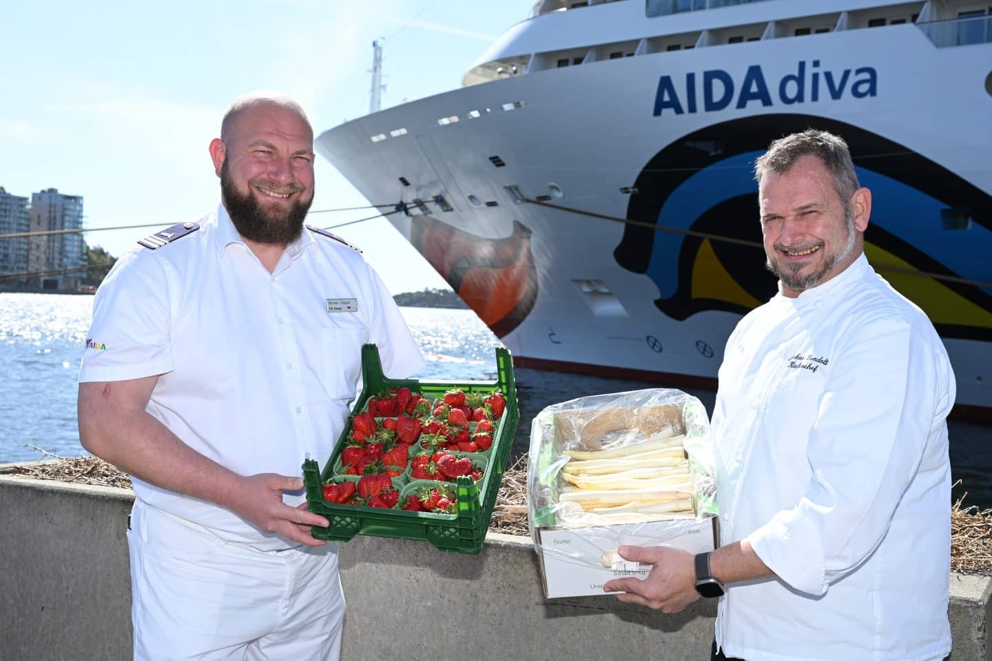 Heimat-Genuss bei AIDA: So viel deutschen Spargel & Erdbeeren gibt’s jetzt frisch!