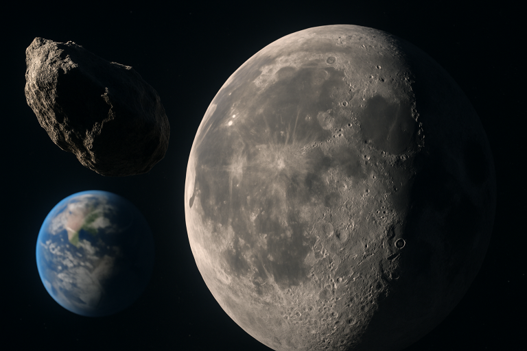 Trifft dieser Asteroid den Mond? James-Webb entdeckt 2032 erhöhtes Risiko durch 2024 YR4