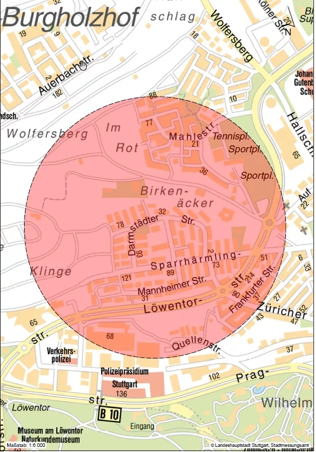 Weltkriegsbombe in Stuttgart: 500-Kilo-Blindgänger gefunden – Evakuierung und Entschärfung noch heute image 19