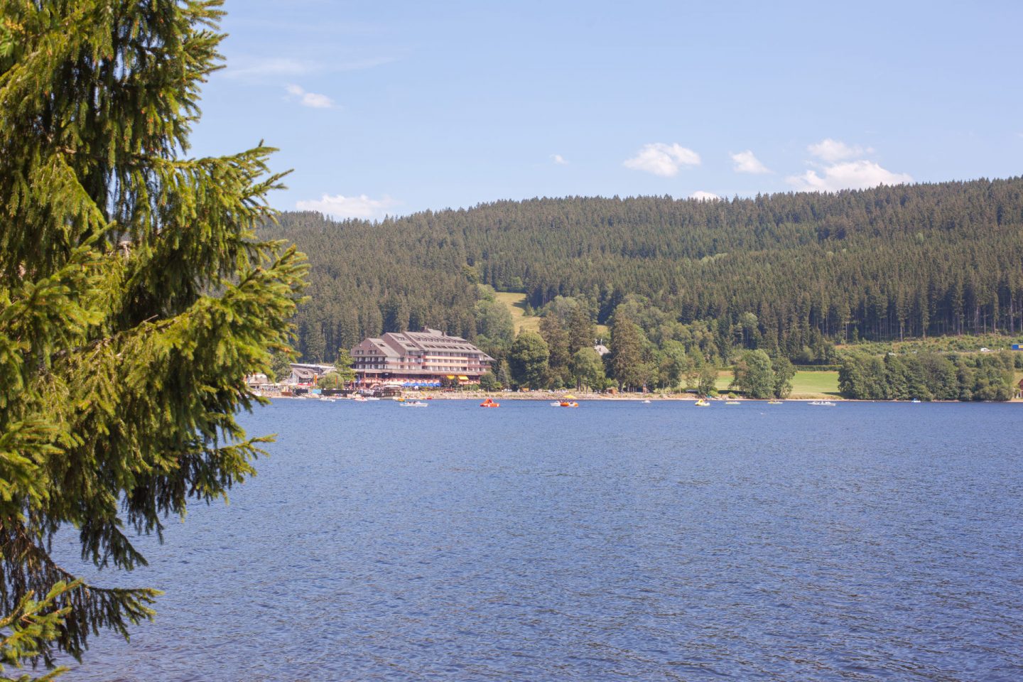 Radfahren im Hochschwarzwald: Die schönsten Sommer-Touren mit Panorama und Badestopp Blick auf den Titisee