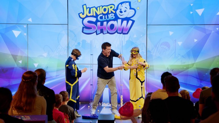 JUNIOR CLUB SHOW im Europa-Park: Kids liefern Action bei neuer Spielshow auf VEEJOY