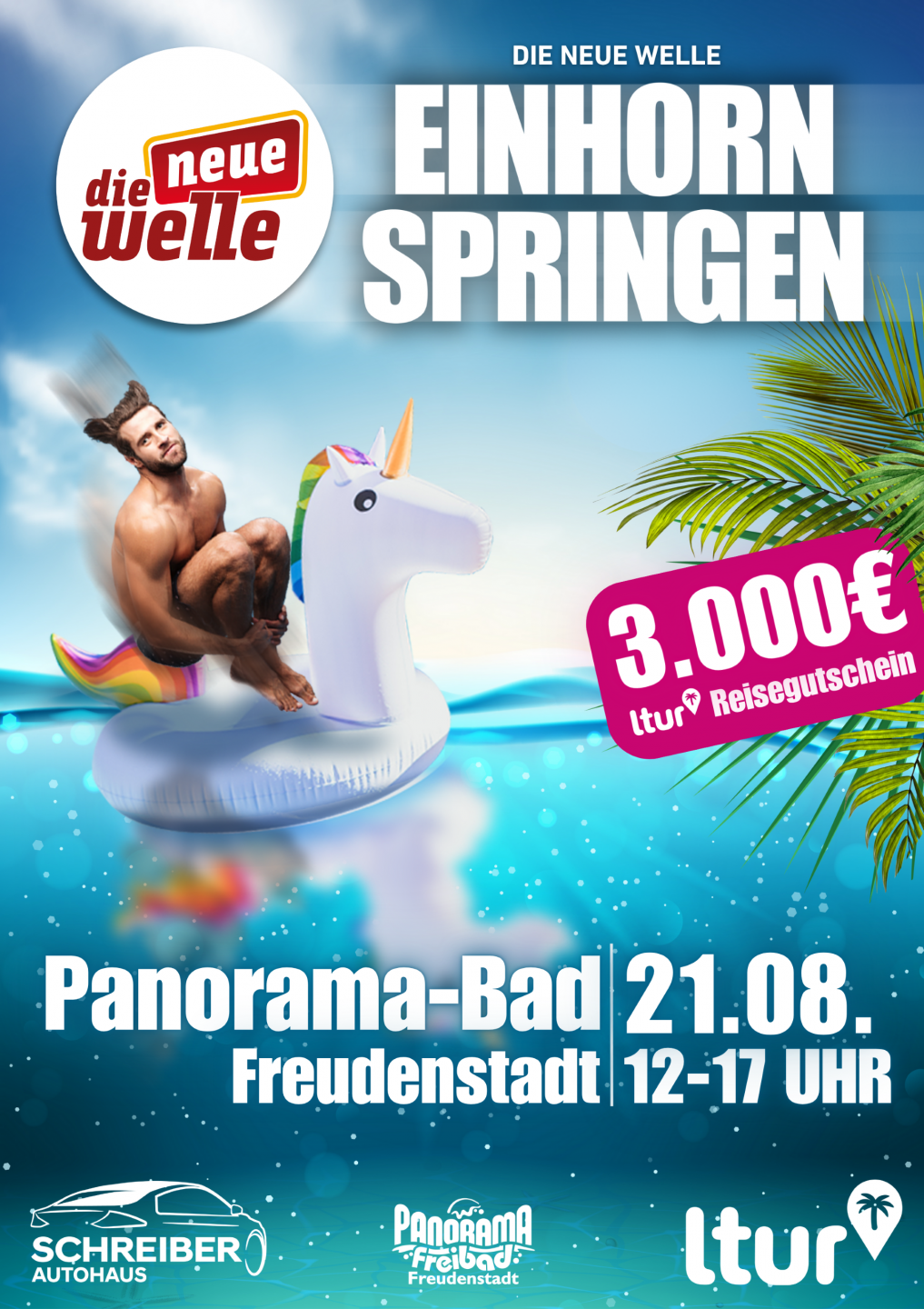 Bunt, wild, verrückt – Freudenstadt feiert das große Einhornspringen!