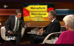 Kanzleramts-Chef Frei bei Lanz: So will die Regierung unsere Jugend zur Bundeswehr locken – doch was, wenn keiner mitmacht?