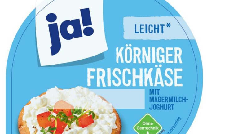 Verletzungsgefahr: Rückruf bei Rewe – ja! körniger Frischkäse wegen Metallteilen zurückgerufen