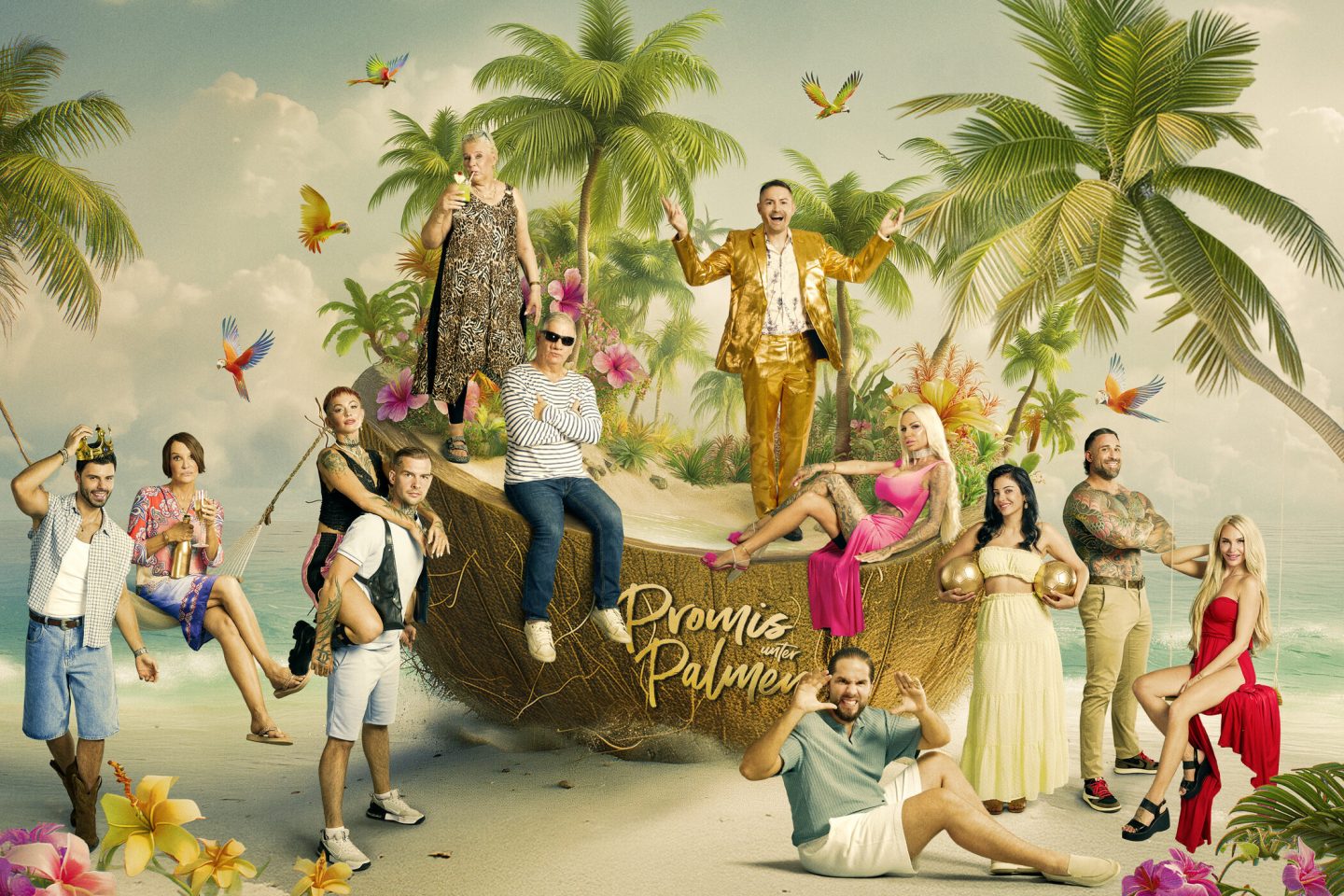 „Promis unter Palmen“: Dschungel-Revival am Traumstrand – diese 12 Promis kämpfen 2026 um 50.000 Euro