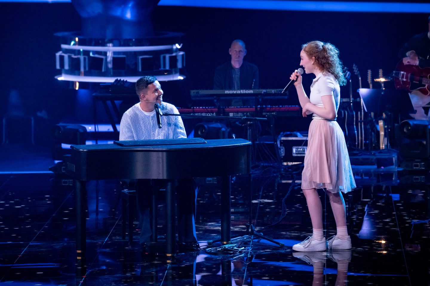 Der explosive Auftakt bei „The Voice of Germany“: Reas Ringdrama, Viererbuzzer und große Gefühle Joyn tvog 1 VOR 3198277