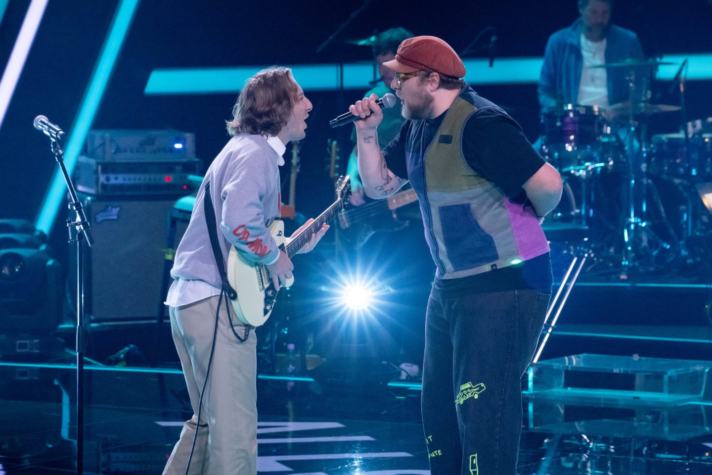 Der explosive Auftakt bei „The Voice of Germany“: Reas Ringdrama, Viererbuzzer und große Gefühle Joyn tvog 1 VOR 3236543