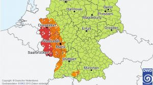 Unwetterwarnung: Heftiger Starkregen wälzt sich in den Westen – zweite Front schon in Sicht!