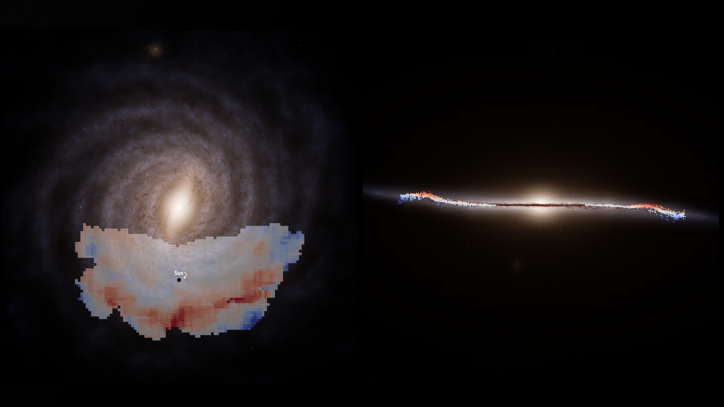 Ein kosmisches Beben? Gigantische Welle zieht durch unsere Milchstraße – ESA-Teleskop Gaia liefert einzigartige Daten