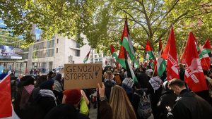 Anti-Israel-Demonstration vor dem Auswärtigen Amt in Berlin