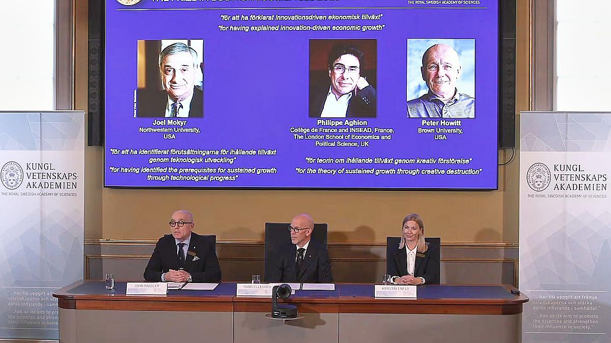 Stockholm: Wirtschaftsnobelpreis für Wachstumstheorien