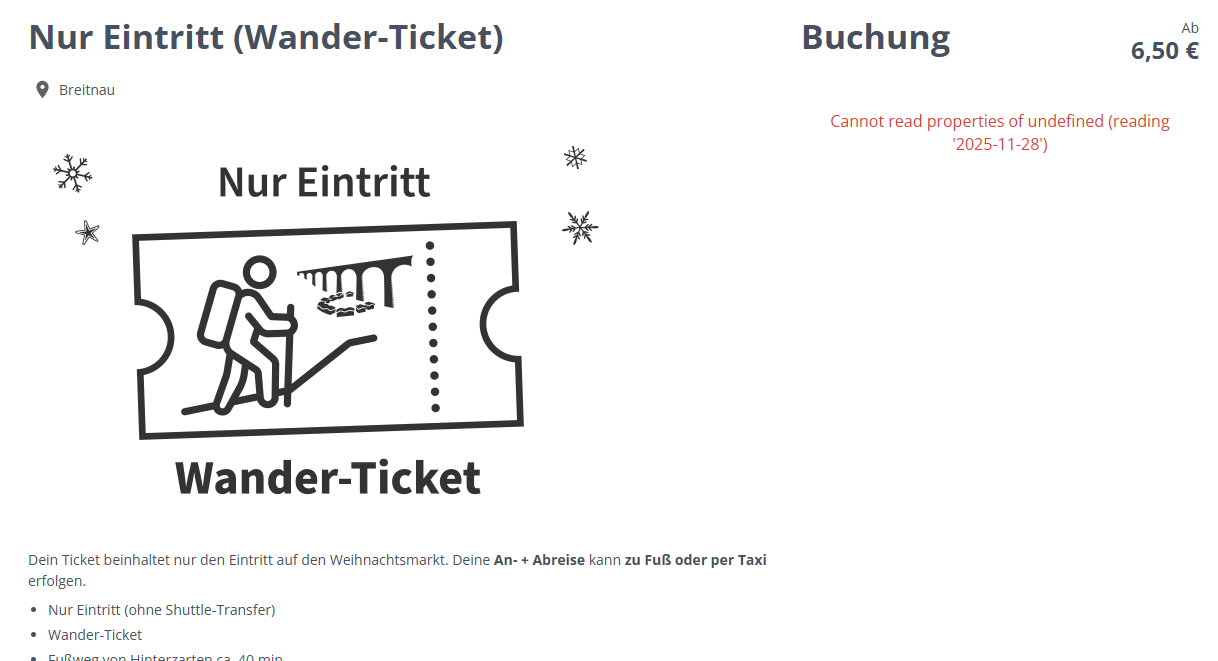Ticket-Chaos beim "Weihnachtsmarkt in der Ravennaschlucht": Ansturm legt Server lahm – Besucher frustriert image 9