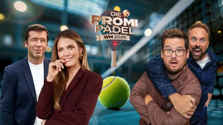 „Promi Padel WM“ 2025 heute: 16 Stars, 8 Teams, ein Titel! Mats Hummels, Angelique Kerber & weitere Stars wagen sich auf den Court „Promi Padel WM“ 2025 heute: 16 Stars, 8 Teams, ein Titel! Mats Hummels, Angelique Kerber & weitere Stars wagen sich auf den Court