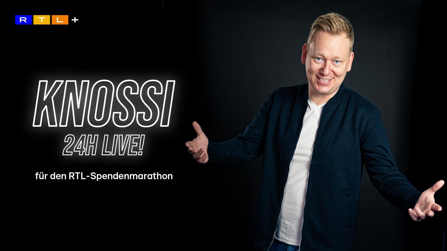 Knossi rockt den 30. RTL-Spendenmarathon: 24 Stunden Live-Stream, Minecraft-Action & SimRacing – spektakuläres Charity-Event im Netz!