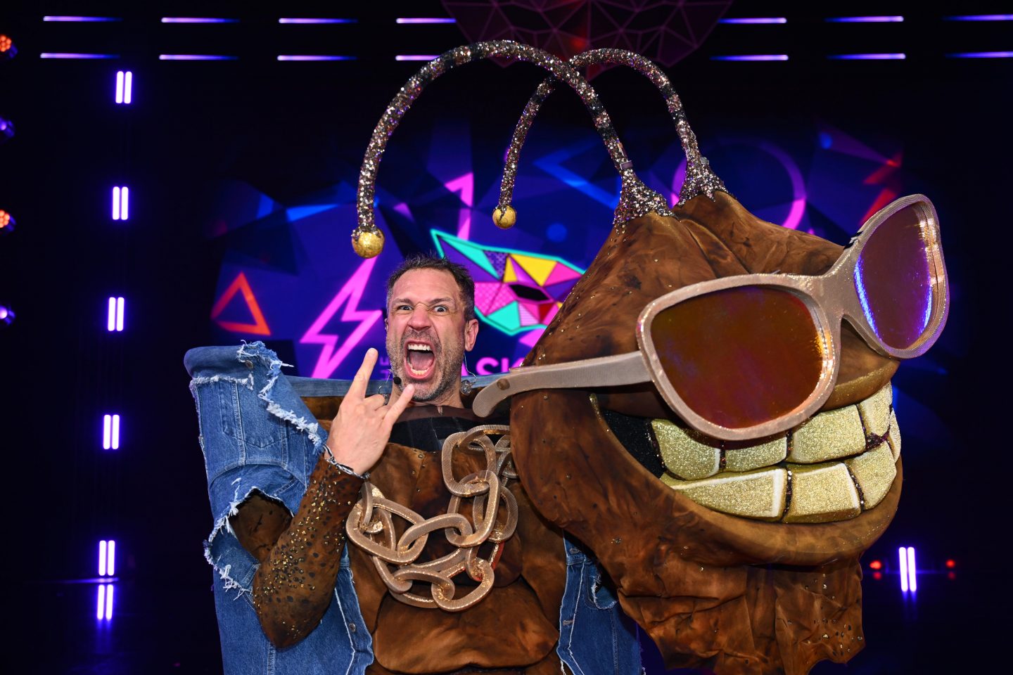 „The Masked Singer“ – wer ist raus? Die Stinkwanze enttarnt: Im Dude steckte ein Skandalrocker aus den USA TMS12 Show04 3312343