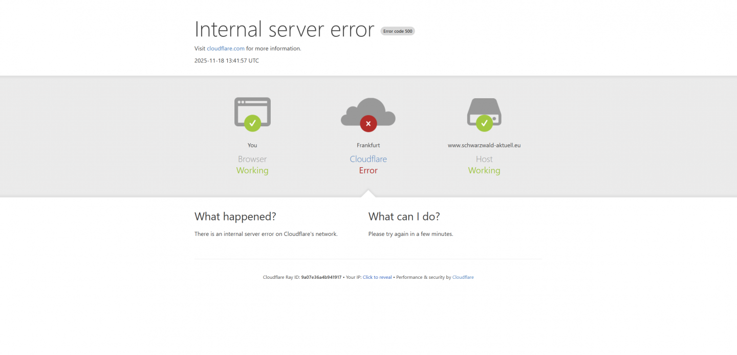 Lassen Sie challenges.cloudflare.com zu, um fortzufahren: Massive Störung legt weite Teile des Internets lahm – PayPal, ChatGPT und Co. betroffen