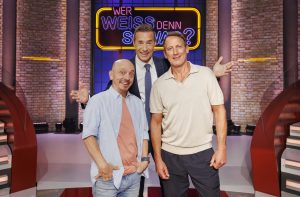 10 Jahre „Wer weiß denn sowas?“ – Kai Pflaume, Wotan Wilke Möhring und Bernhard Hoëcker zünden die größte XXL-Show aller Zeiten 10 Jahre „Wer weiß denn sowas?“ – Kai Pflaume, Wotan Wilke Möhring und Bernhard Hoëcker zünden die größte XXL-Show aller Zeiten