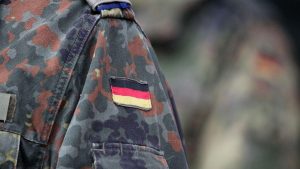 Fahnensequenz bei der Bundeswehr in München Fahnensequenz bei der Bundeswehr in München