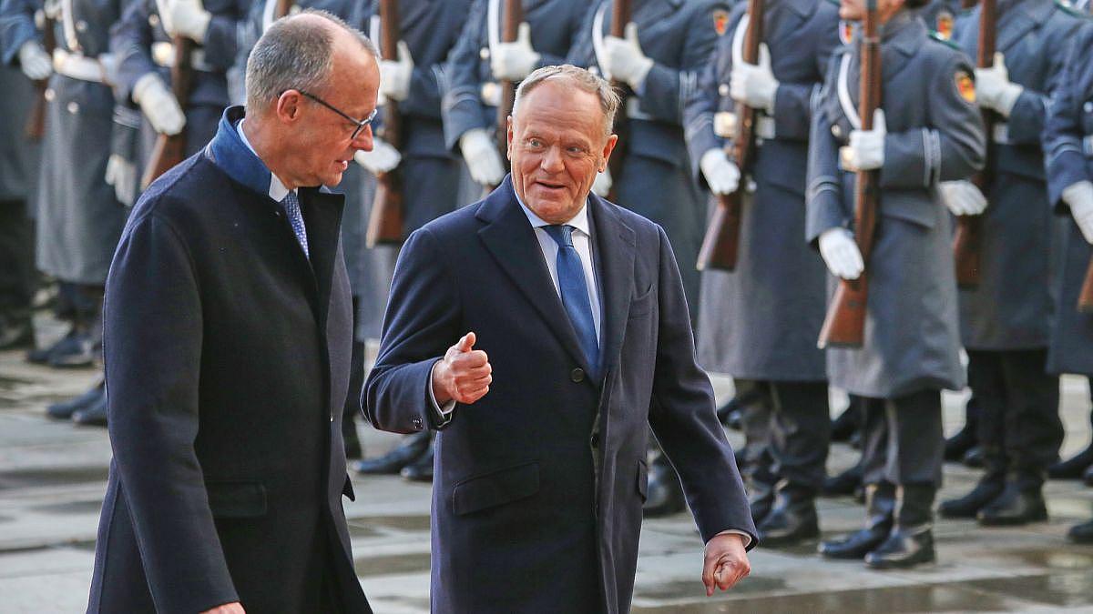 Kanzler Merz betont Zusammenarbeit mit Polen im Kanzleramt