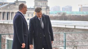 Merz lobt Kroatiens Engagement im Kanzleramt Merz lobt Kroatiens Engagement im Kanzleramt