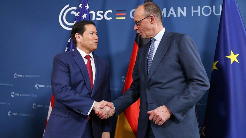 Merz trifft US-Außenminister Rubio bei Sicherheitskonferenz
