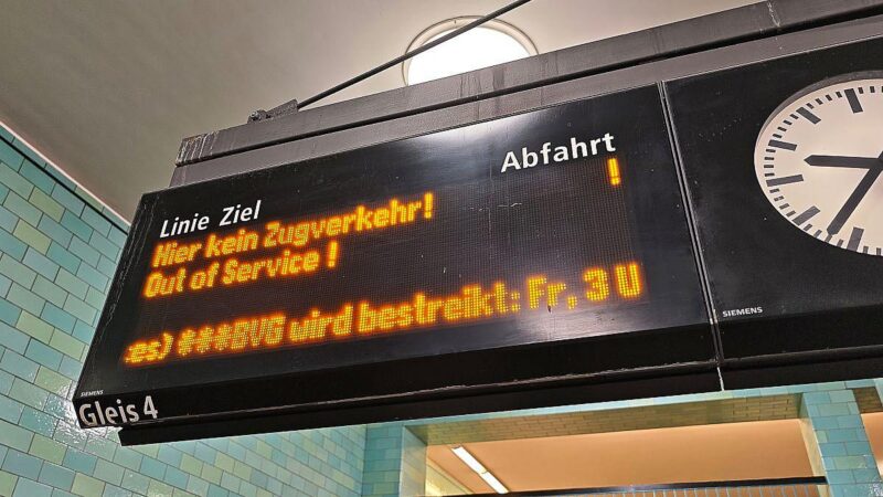 ÖPNV-Chaos rollt durch Deutschland: Warnstreiks legen Nahverkehr lahm