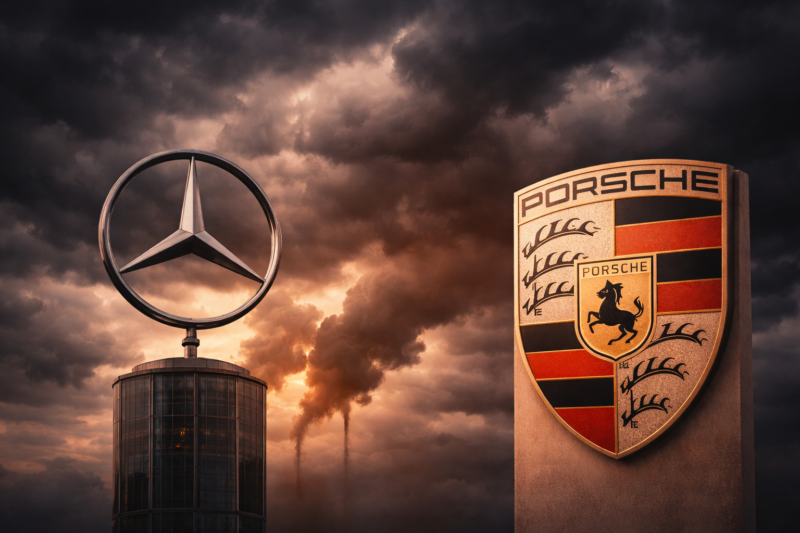 Porsche und Mercedes verlieren Milliarden – Auto-Krise trifft Baden-Württemberg hart