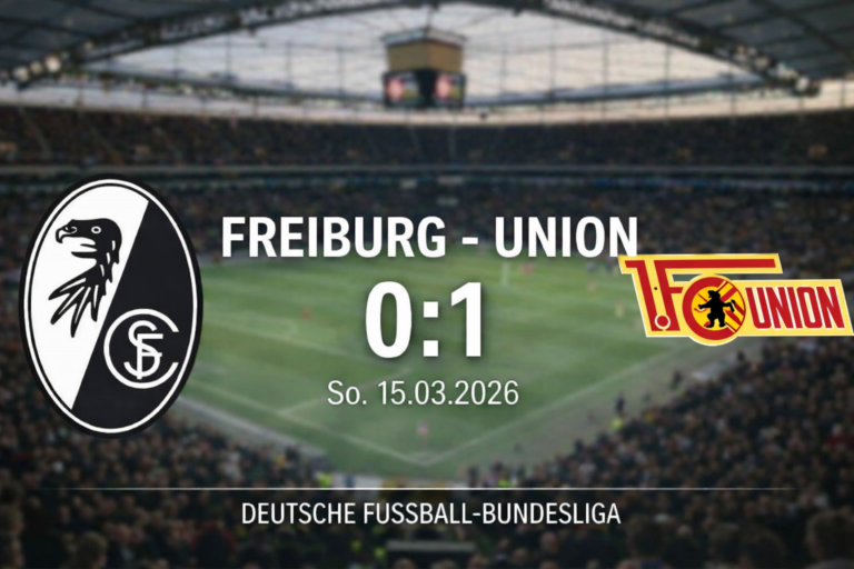 Spätes Gegentor: SC Freiburg verliert Heimspiel gegen Union Berlin