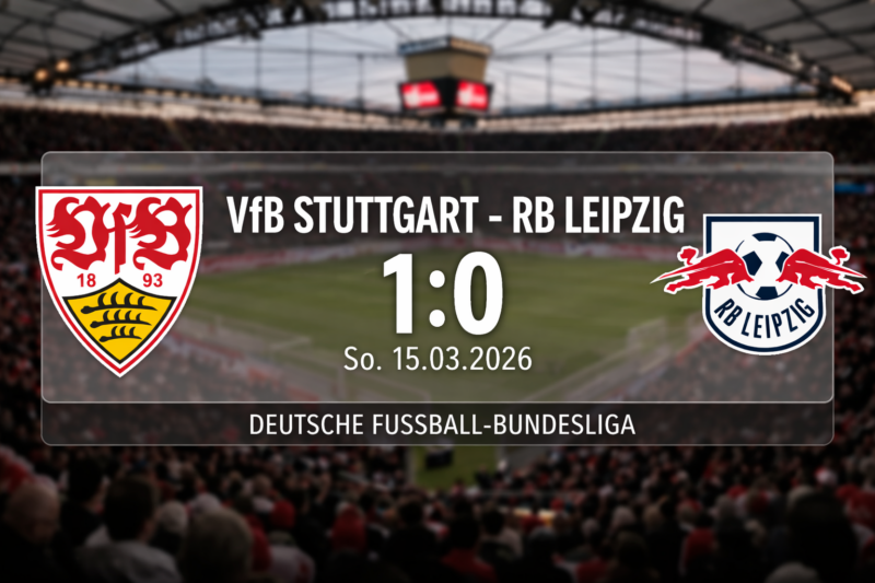 Undav nutzt Leipzig-Fehler: VfB Stuttgart gewinnt Topspiel gegen RB Leipzig