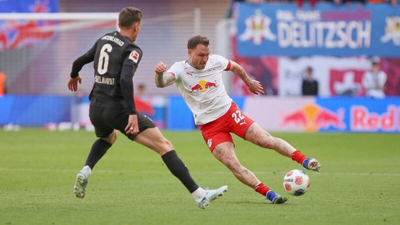 Leipzig müht sich zum Sieg gegen Gladbach
