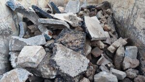 Weniger Bauschutt aufbereitet