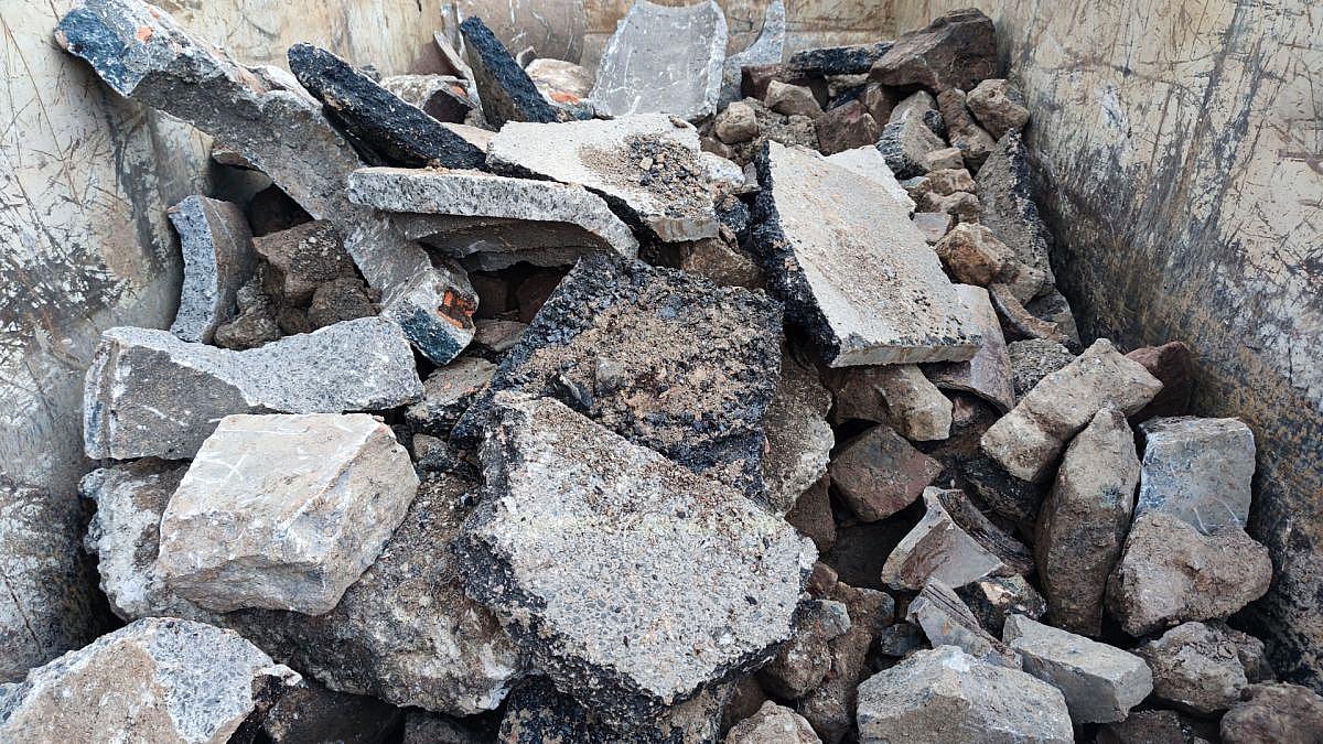 Weniger Bauschutt aufbereitet