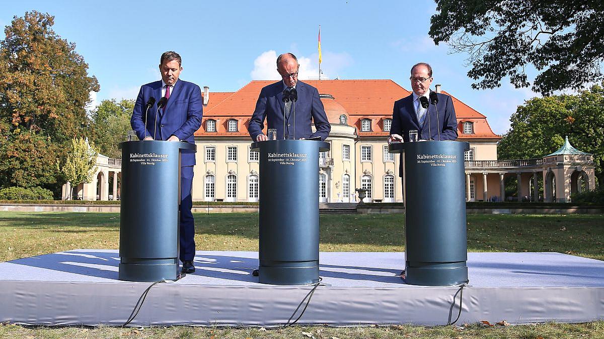 Villa Borsig: Spitzentreffen kurz vor dem Abbruch