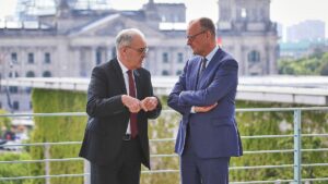 Merz wirbt für engere EU-Schweiz-Beziehungen Merz wirbt für engere EU-Schweiz-Beziehungen