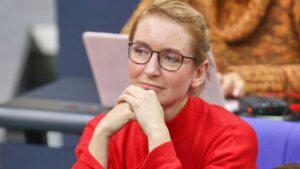 Linken-Chefin Schwerdtner begrüßt Machtkampf: „Konkurrenz belebt“