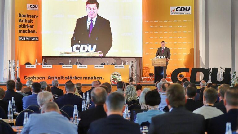 CDU startet Wahlkampf in Sachsen‑Anhalt