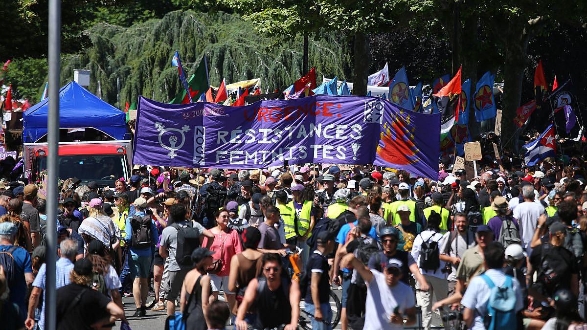 Tausende protestieren in Genf vor G7‑Gipfel