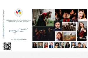 Plakat der Armenischen Kulturtage Stuttgart 2026