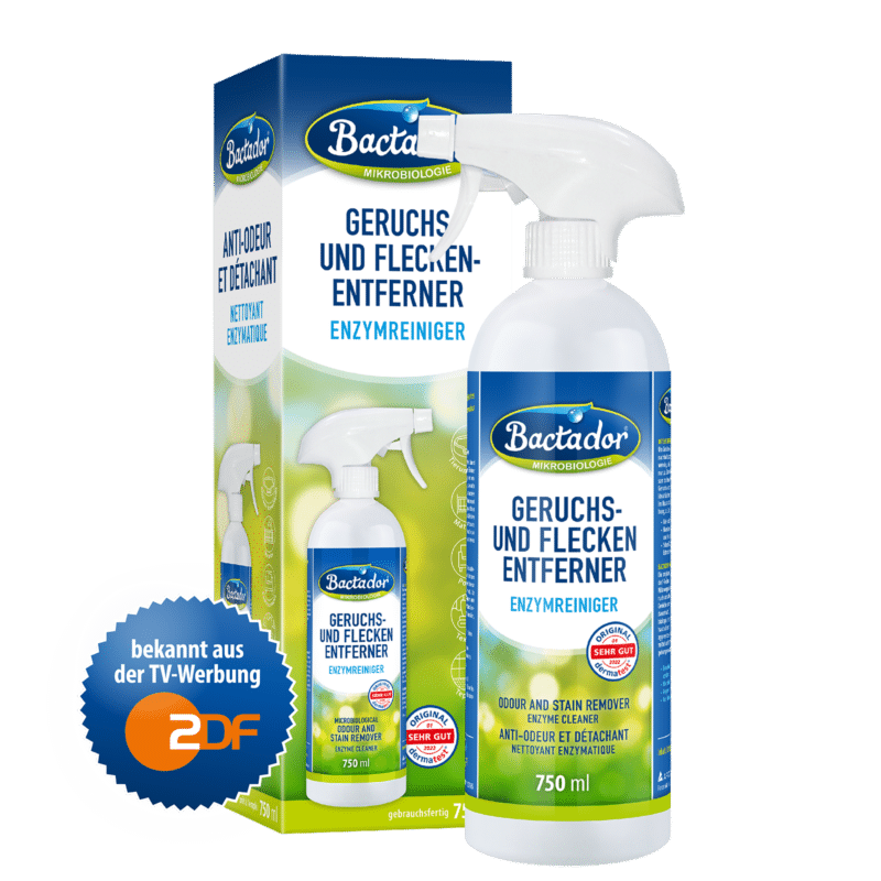 Bactador Geruchs- und Fleckenentferner Spray in der 750-Milliliter-Flasche