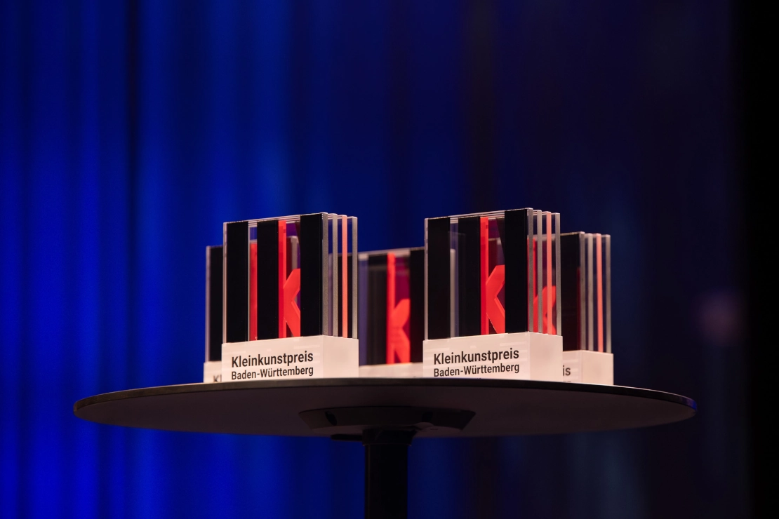 Trophäe des Kleinkunstpreises Baden-Württemberg