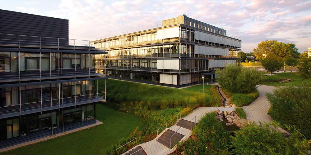 MLP-Campus am Unternehmenssitz in Wiesloch