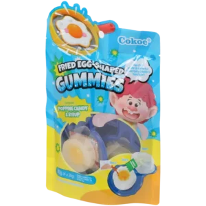 Cokoc Fruchtgummi Spiegeleier in der 80-Gramm-Packung