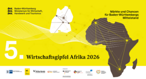 Key Visual zum Wirtschaftsgipfel Afrika 2026 in Stuttgart