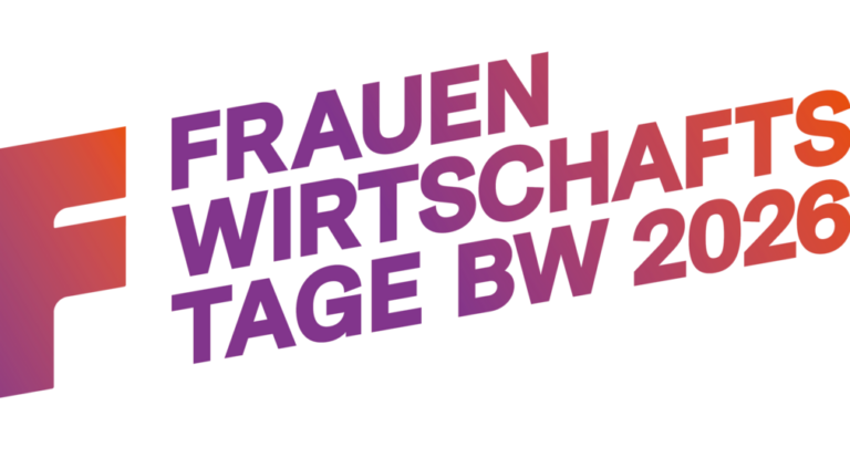 Logo der Frauenwirtschaftstage 2026 in Baden-Württemberg