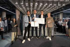 Übergabe des Förderbescheids für das Robotik-Reallabor am IPAI Campus in Heilbronn