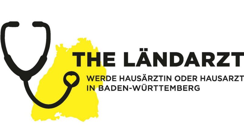 Schriftzug The Ländarzt zur Landarztquote Baden-Württemberg