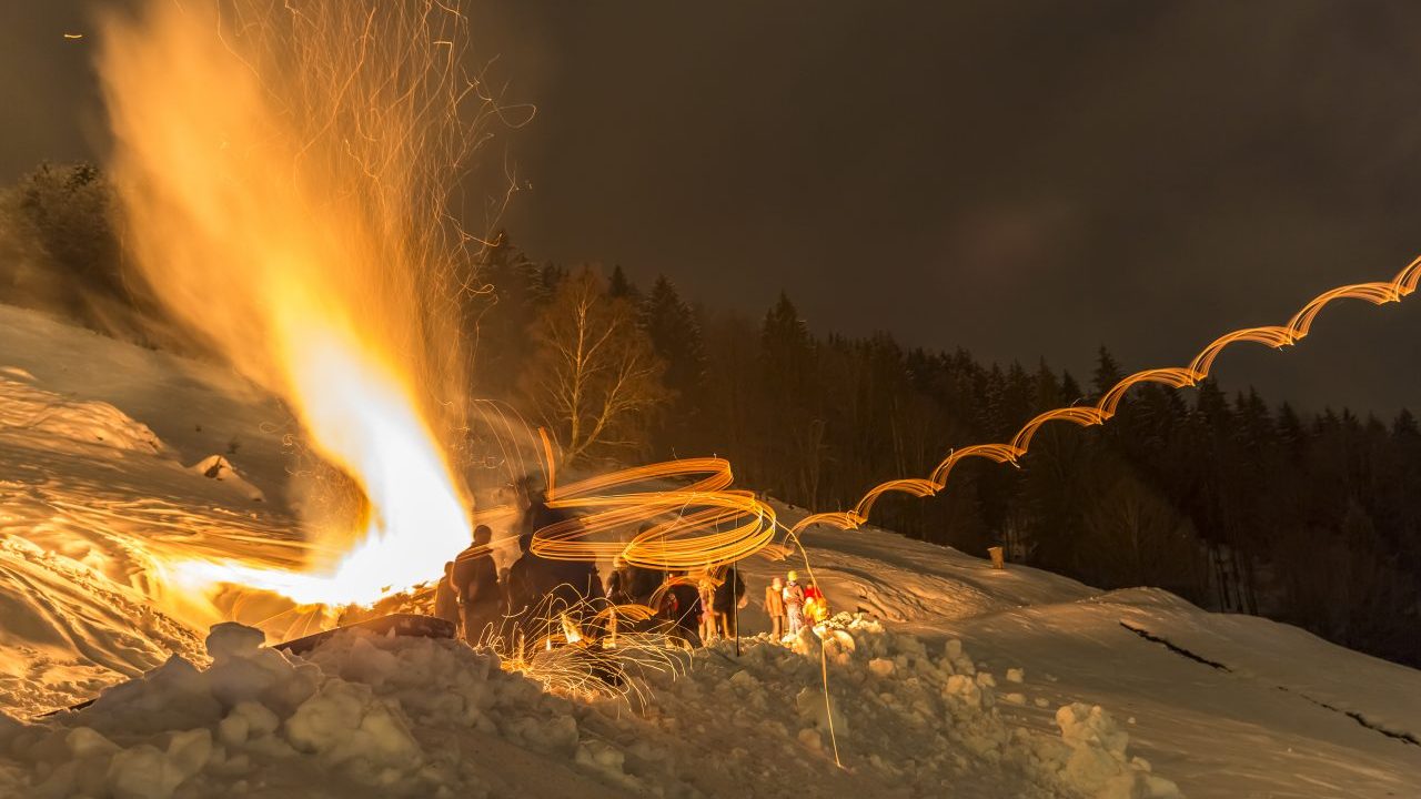 traditional event to chase the winter