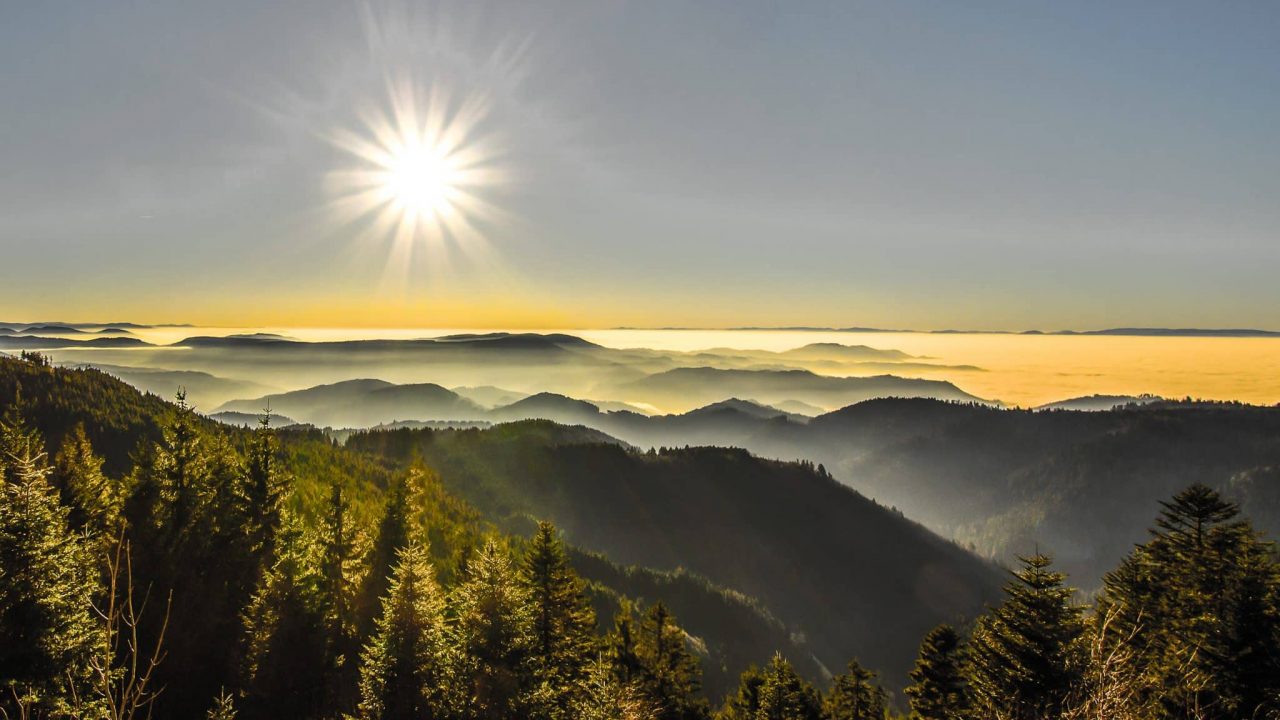 Aussicht Schwarzwaldhochstrasse Schwarzwald
